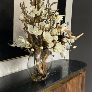 Vaso de com Magnólias