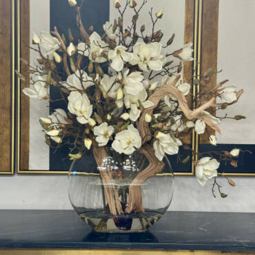 Vaso de com Magnólias