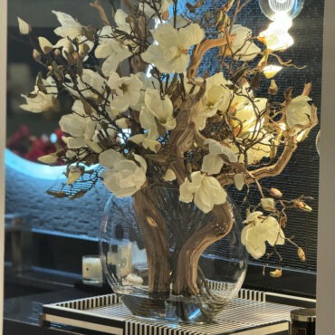 Vaso de com Magnólias