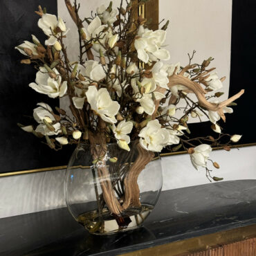Vaso de com Magnólias