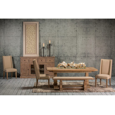 Cachepô de vidro Casa Moderna com Orquídeas Brancas