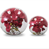 Vaso Crosswinds com Orquídeas Vermelhas