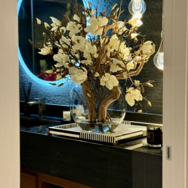 Vaso de com Magnólias