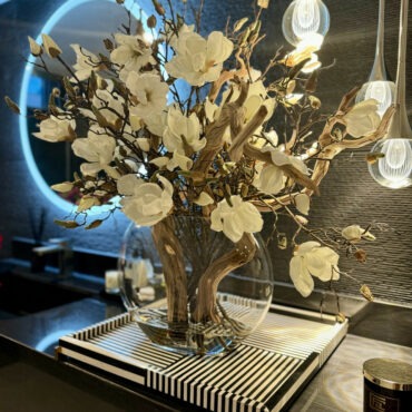 Vaso de com Magnólias